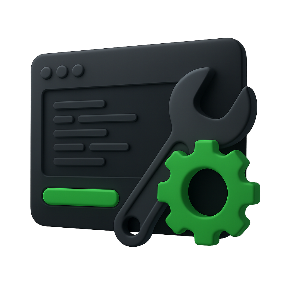 Support and maintenance illustration Support and maintenance illustration