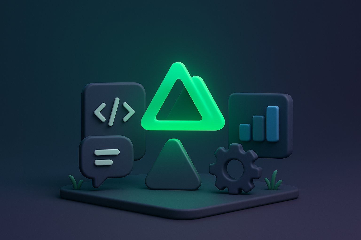 Developer working on Nuxt.js project